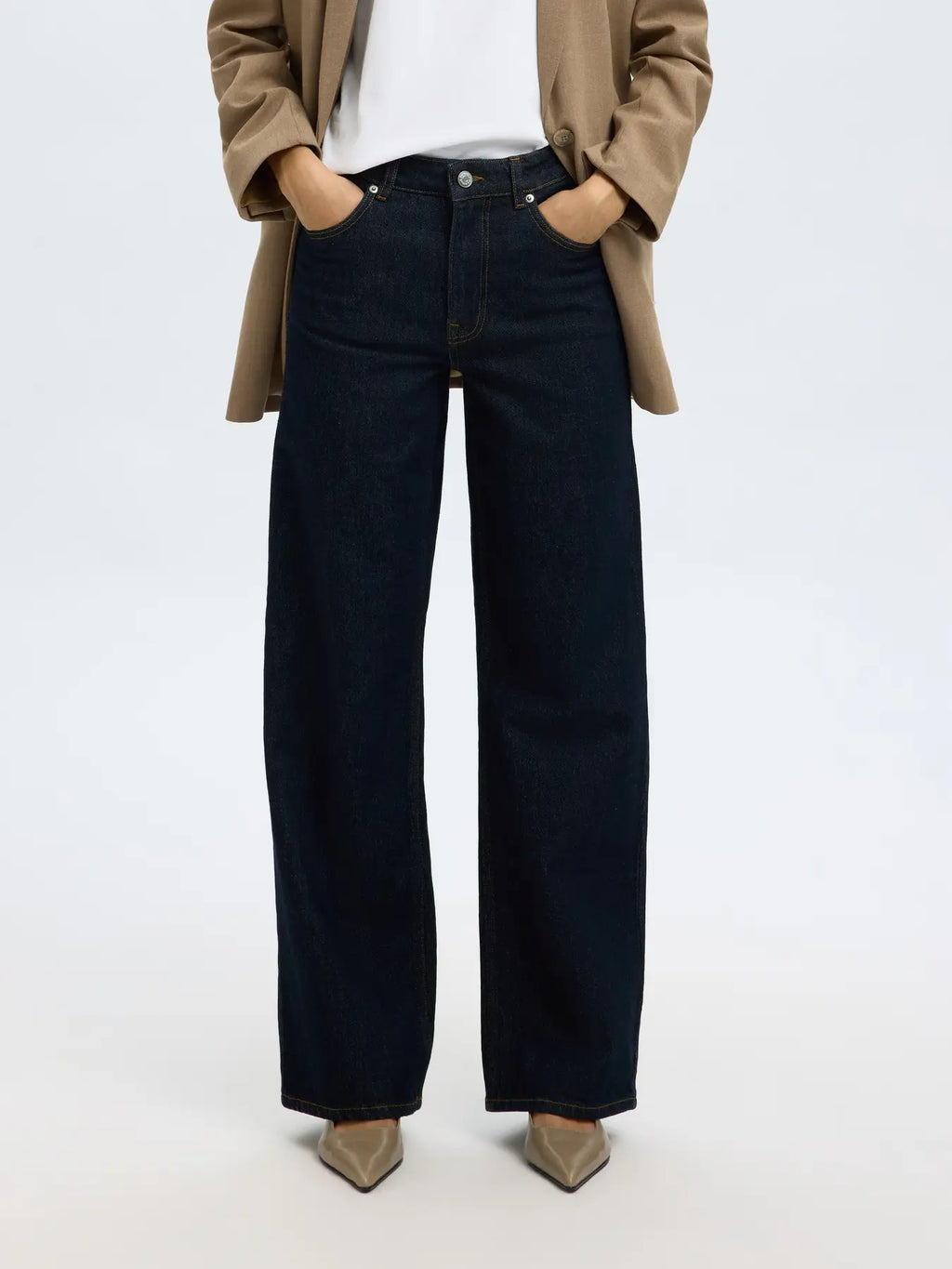 SLWWIDE BEA-KORI LIGHT BL HW JEANS