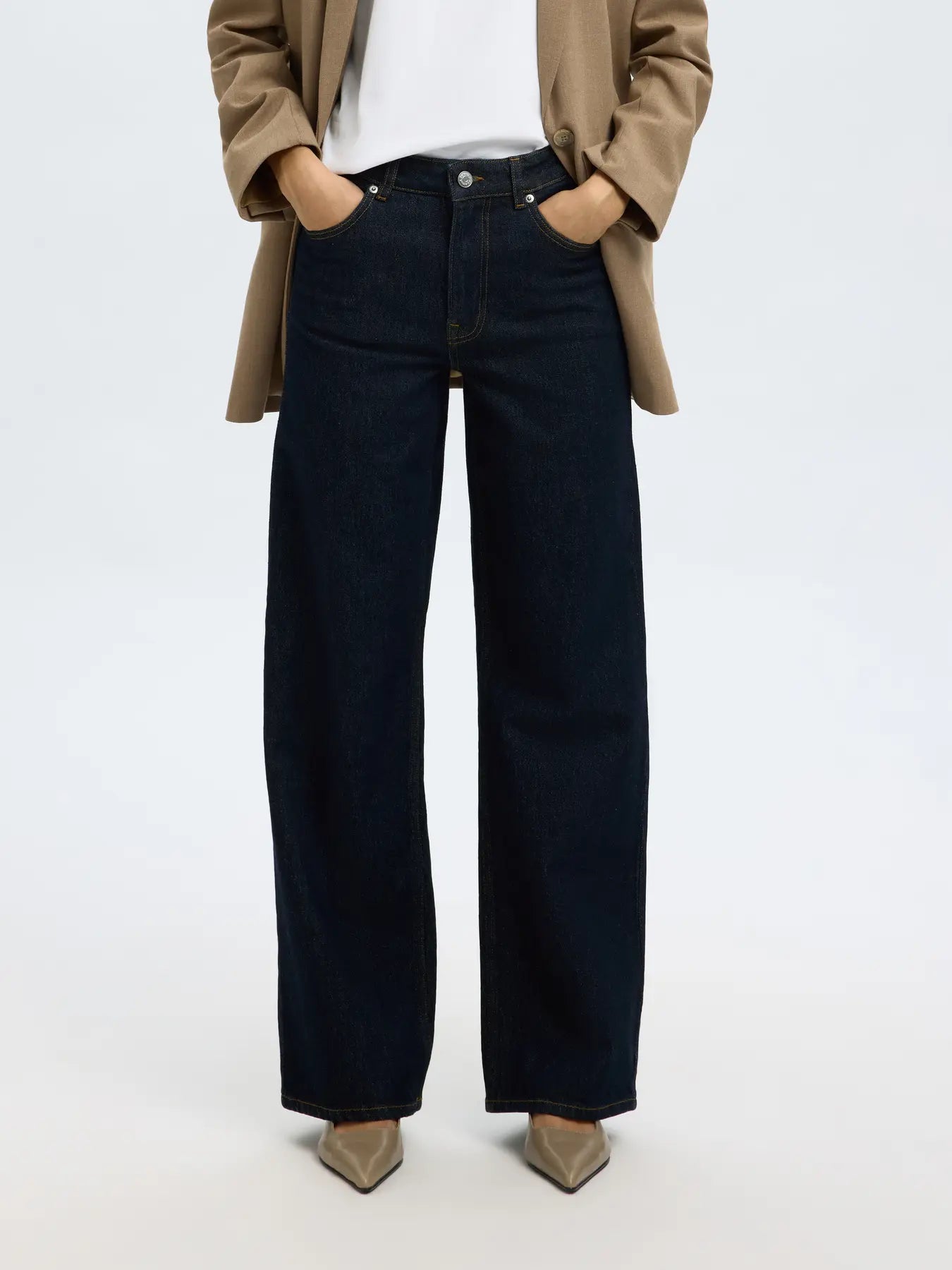 SLWWIDE BEA-KORI LIGHT BL HW JEANS