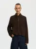 SLWSIA RAS LS KNIT ZIPPER CARDIGAN