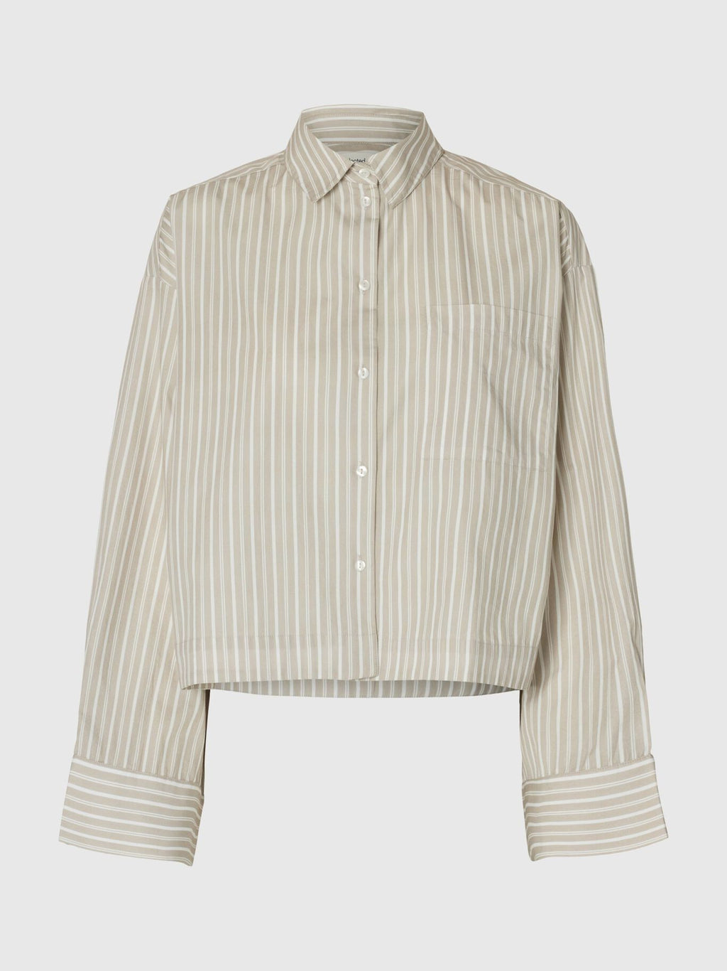 SLFAstha Ls Cropped Boxy Shirt