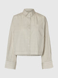 SLFAstha Ls Cropped Boxy Shirt