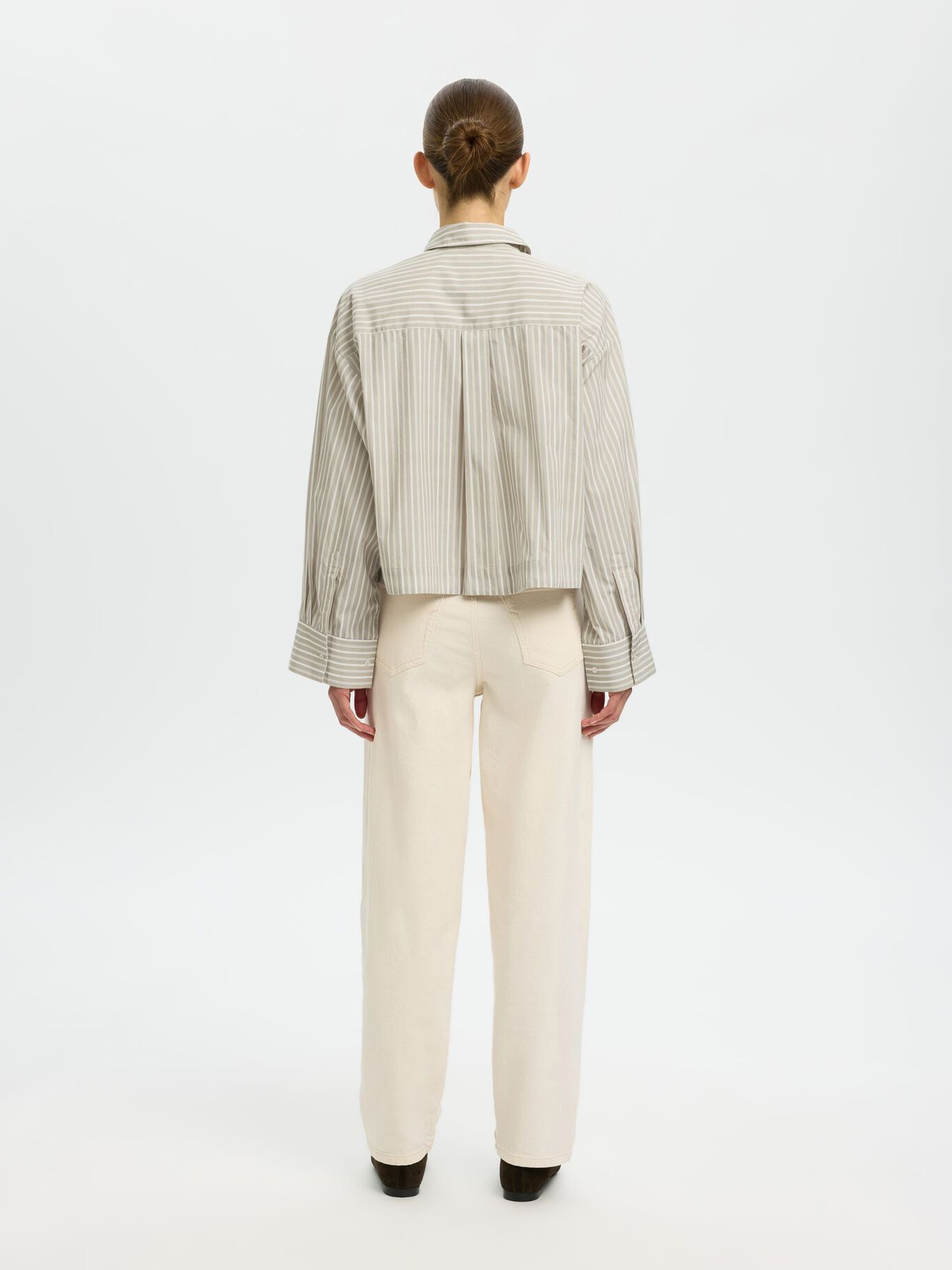 SLFAstha Ls Cropped Boxy Shirt