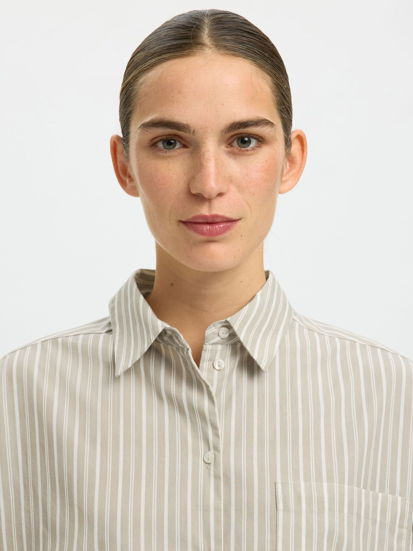 SLFAstha Ls Cropped Boxy Shirt