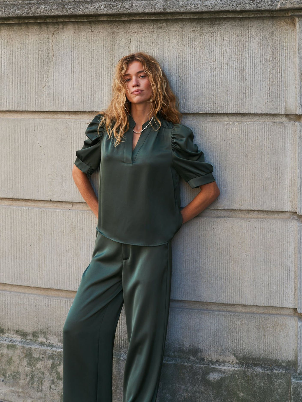 Roella Heavy Sateen Blouse