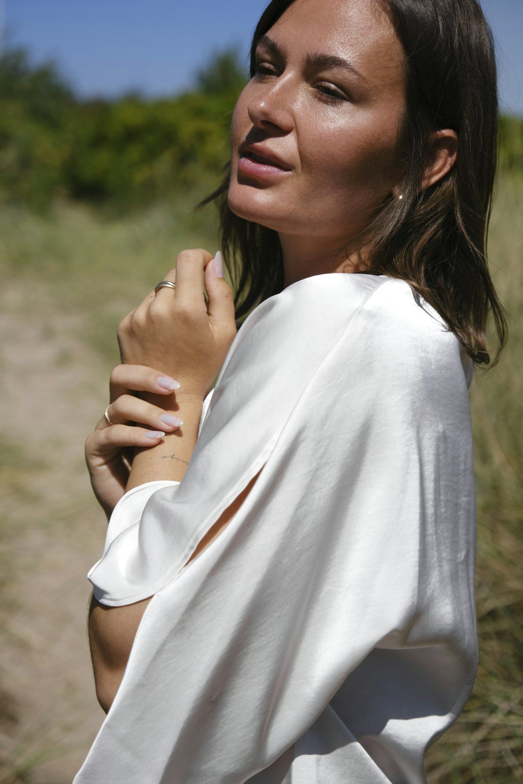 Liora Heavy Sateen Blouse