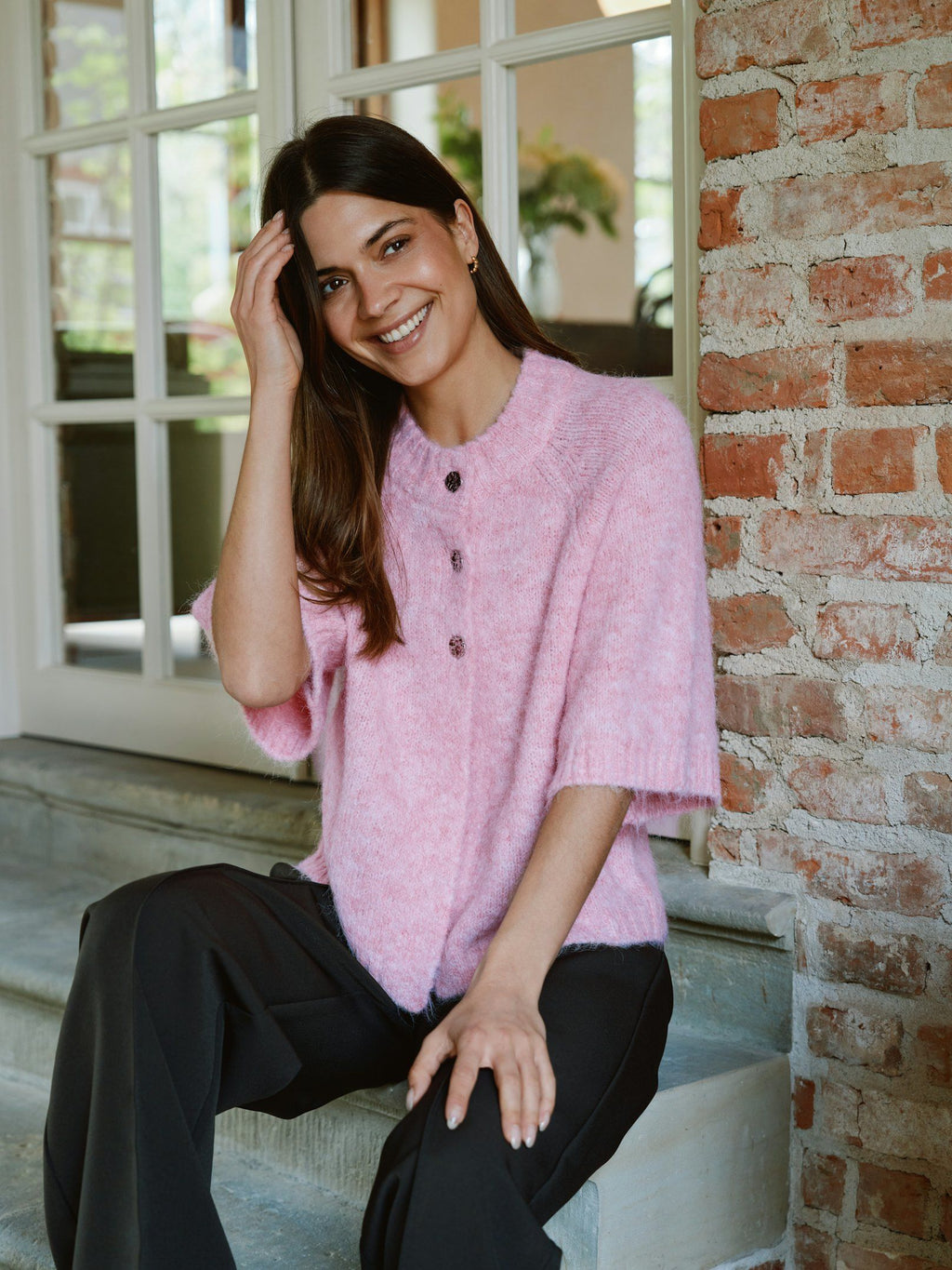Benuta Fluffy Knit Cardigan