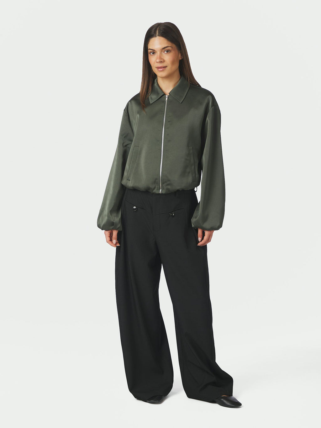 Denielle Heavy Sateen Jacket