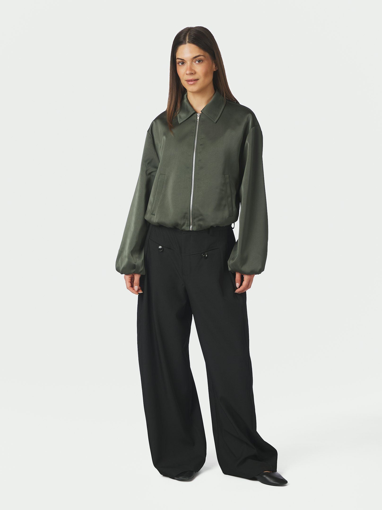 Denielle Heavy Sateen Jacket