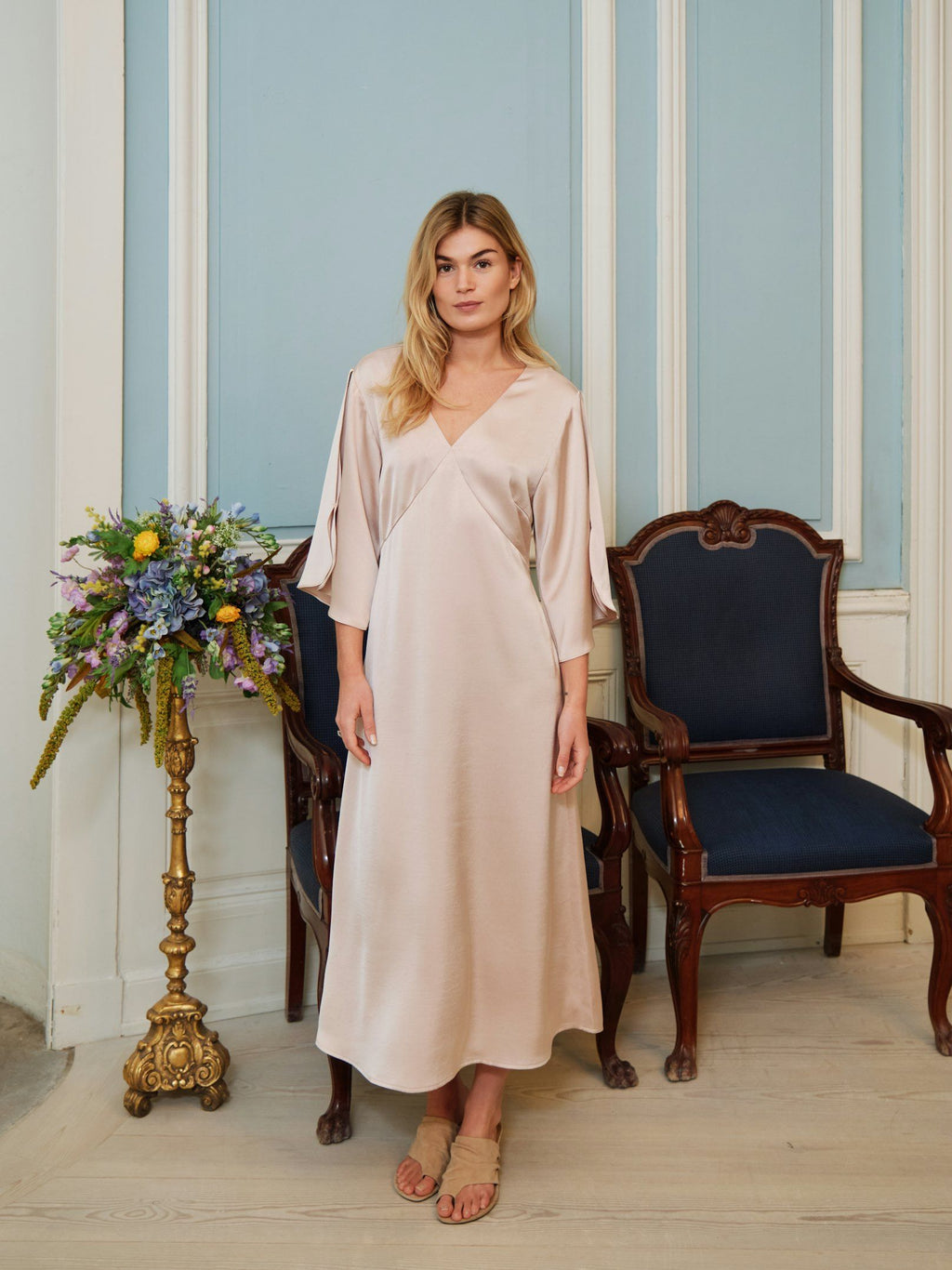 Remara Heavy Sateen Dress