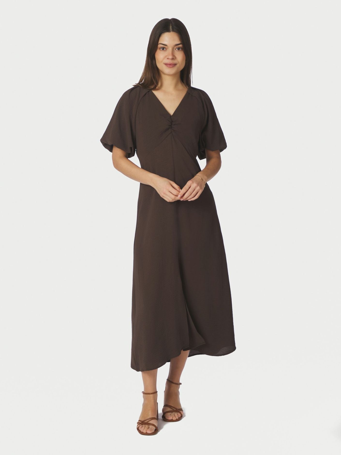 Bomba Structure Solid Dress