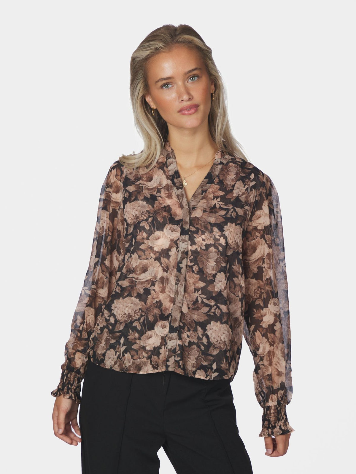 Delsie Vintage Flower Shirt