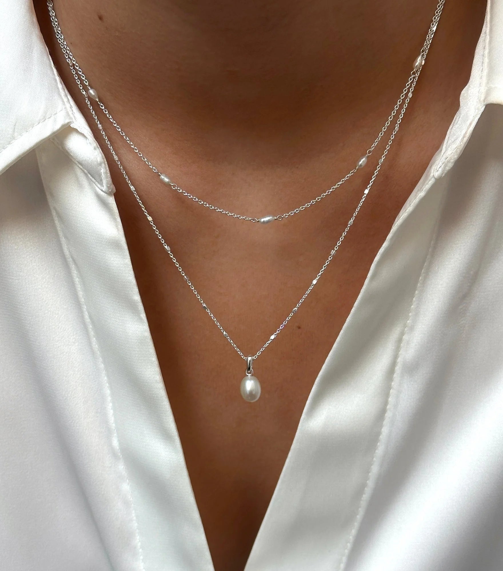 Treasure Multi Pearl Necklace