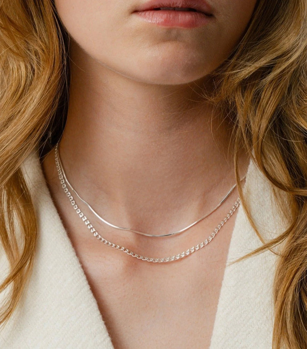 Sheer Mirror Necklace