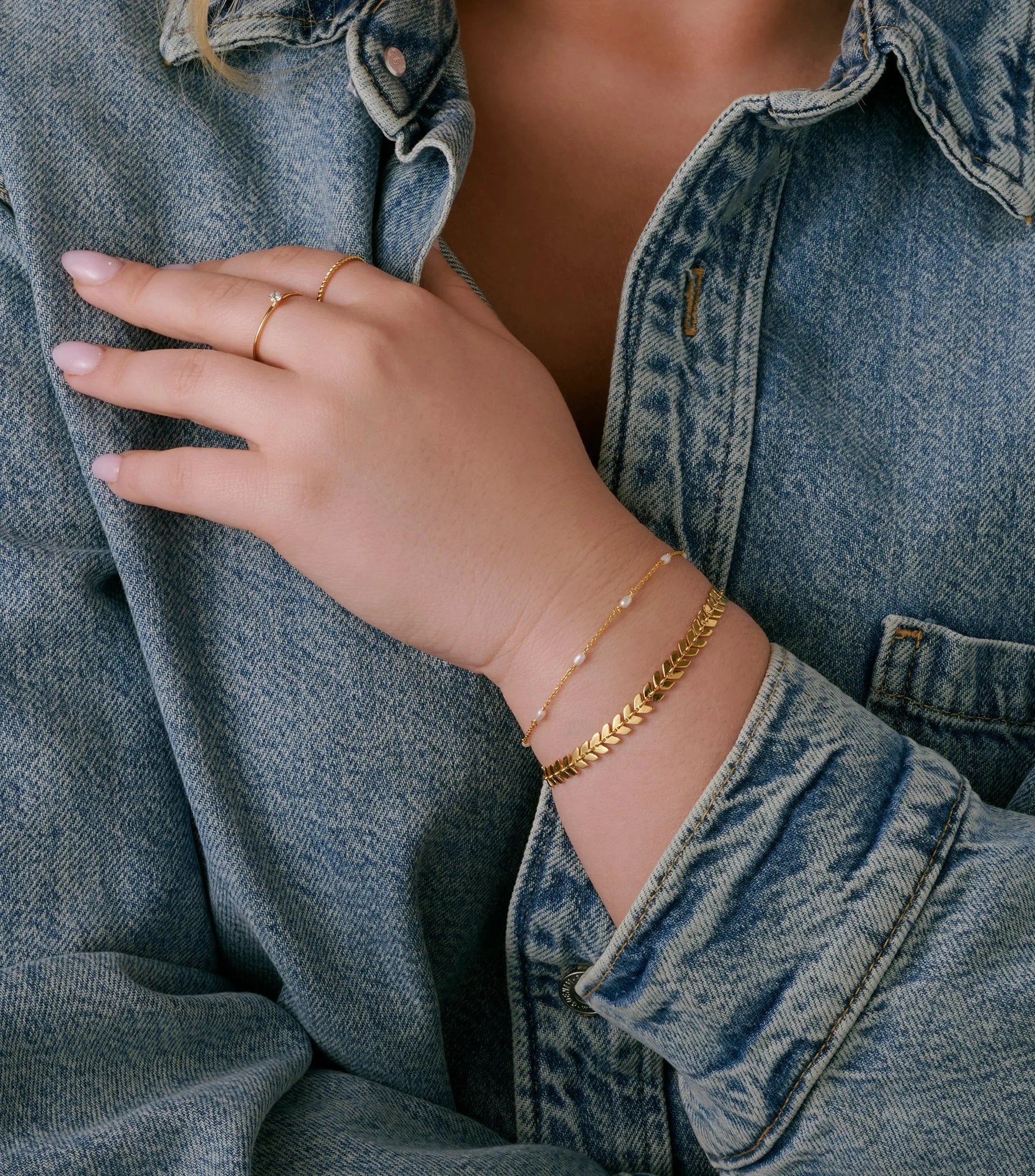 Treasure Multi Pearl Bracelet