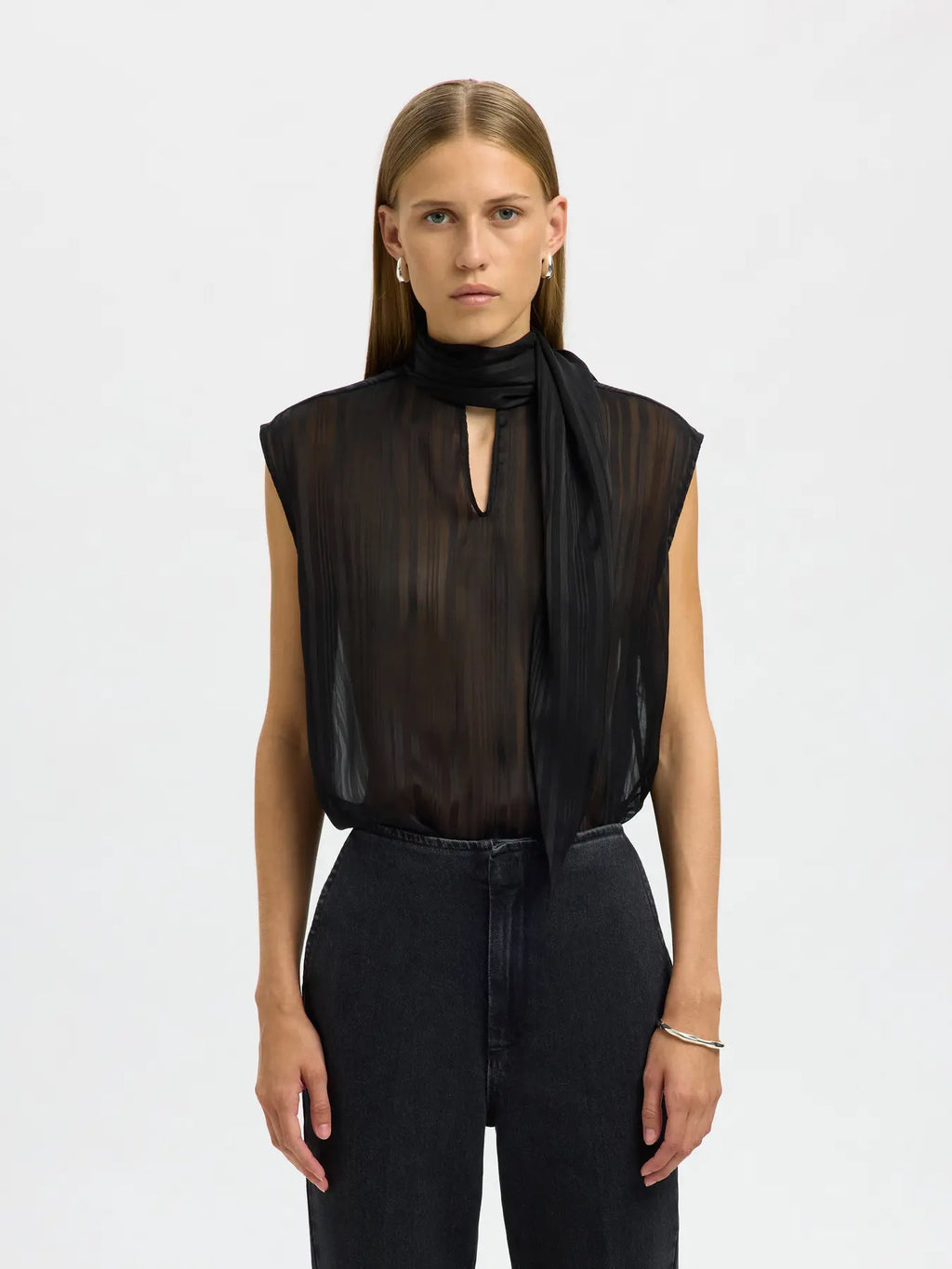 Margrethe Sl Tie Top Ex