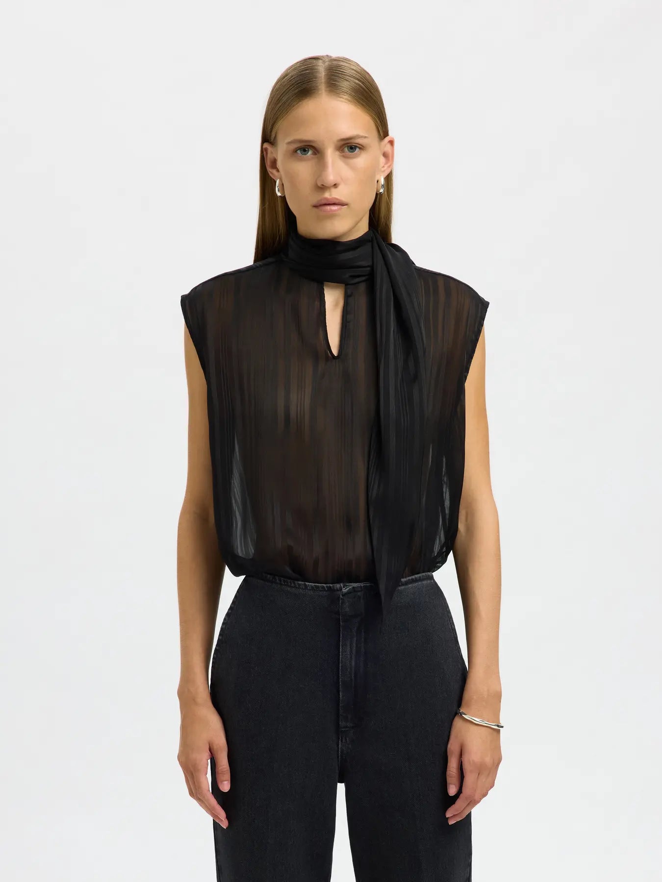 Margrethe Sl Tie Top Ex