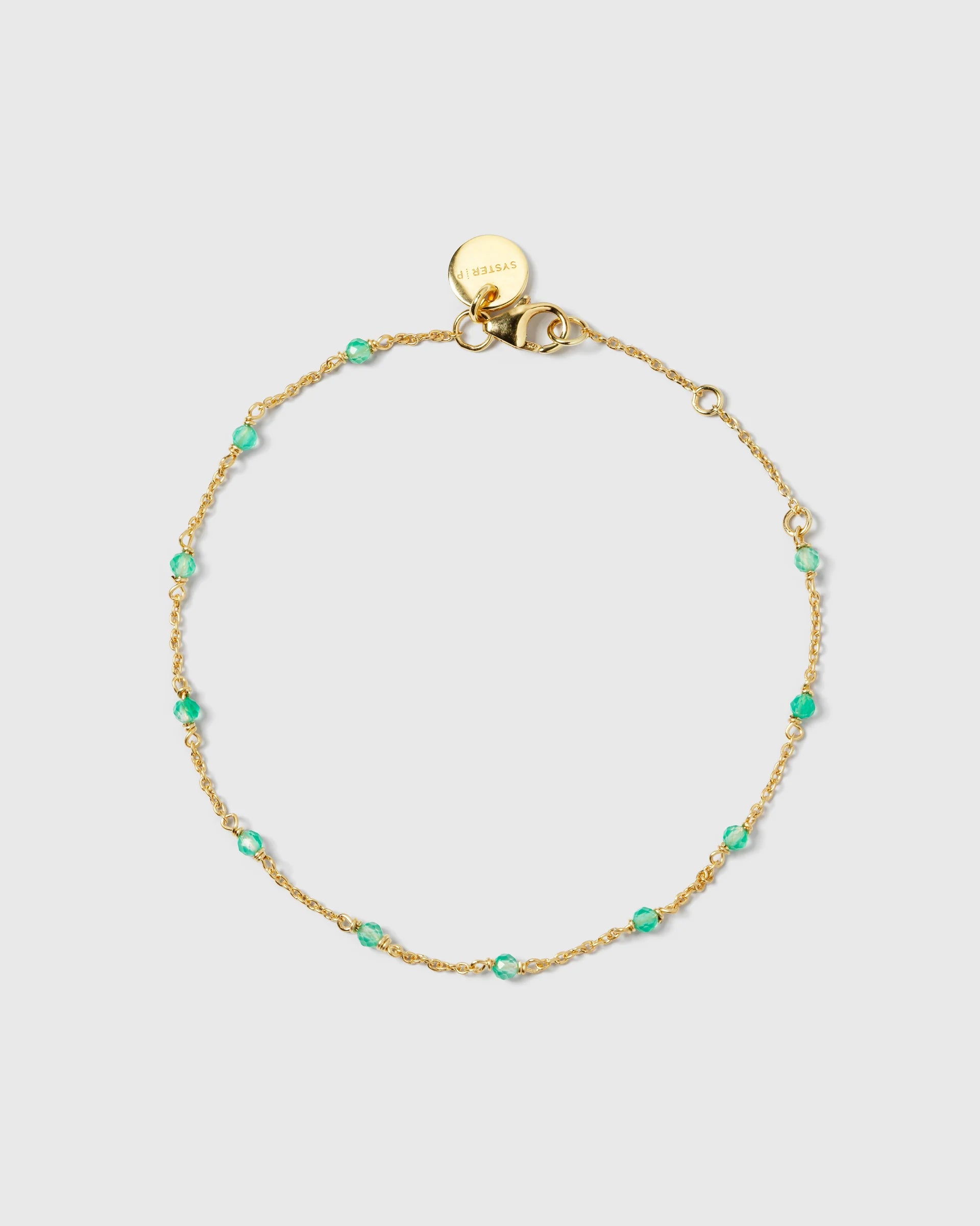 Santa Monica Bracelet Green Onyx
