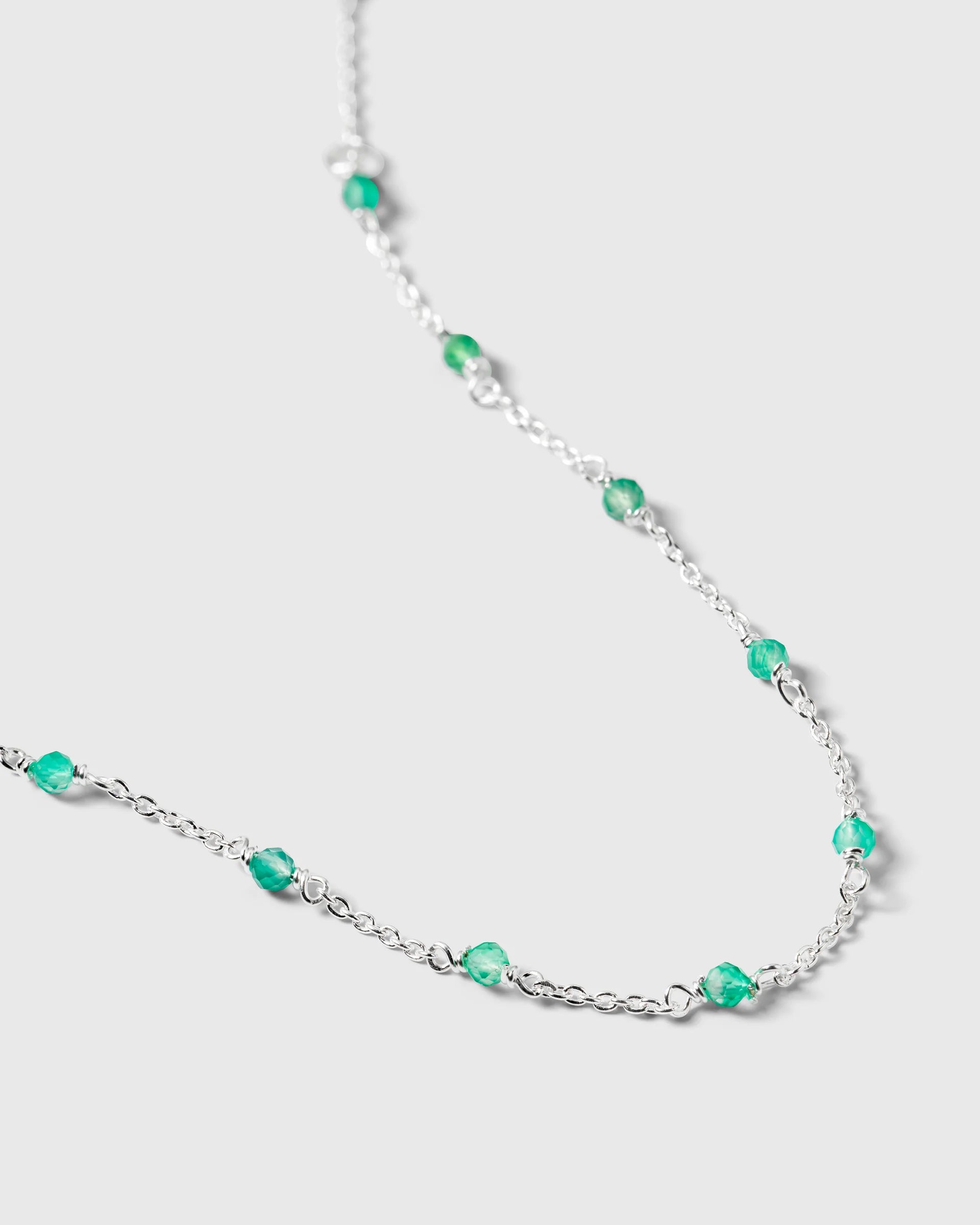 Santa Monica Bracelet Green Onyx