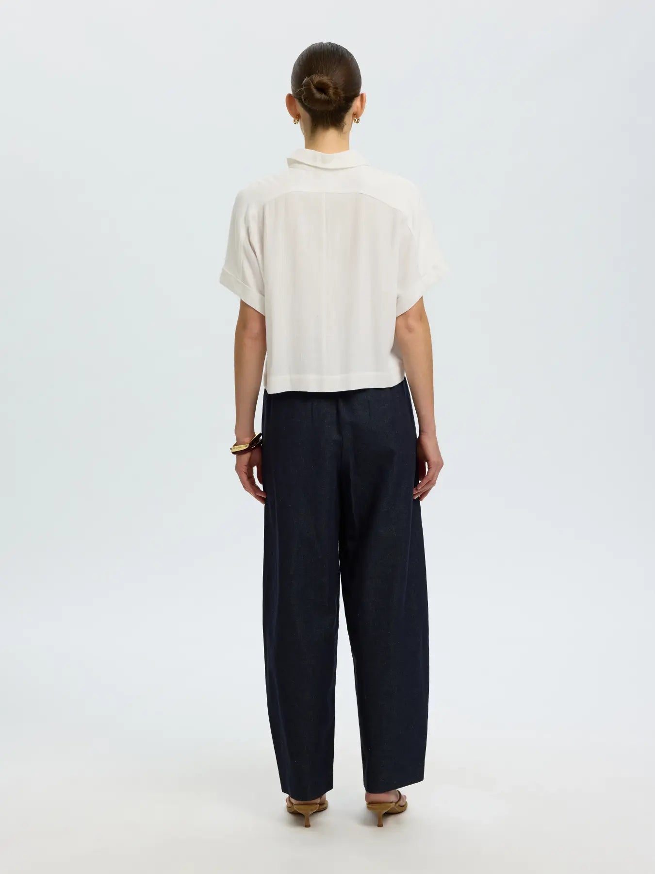 Slwviva Ss Cropped Sun Shirt Noos