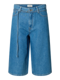 SLFTENNA MW BERMUDA DENIM SHORTS