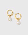 Treasure Pearl Hoops