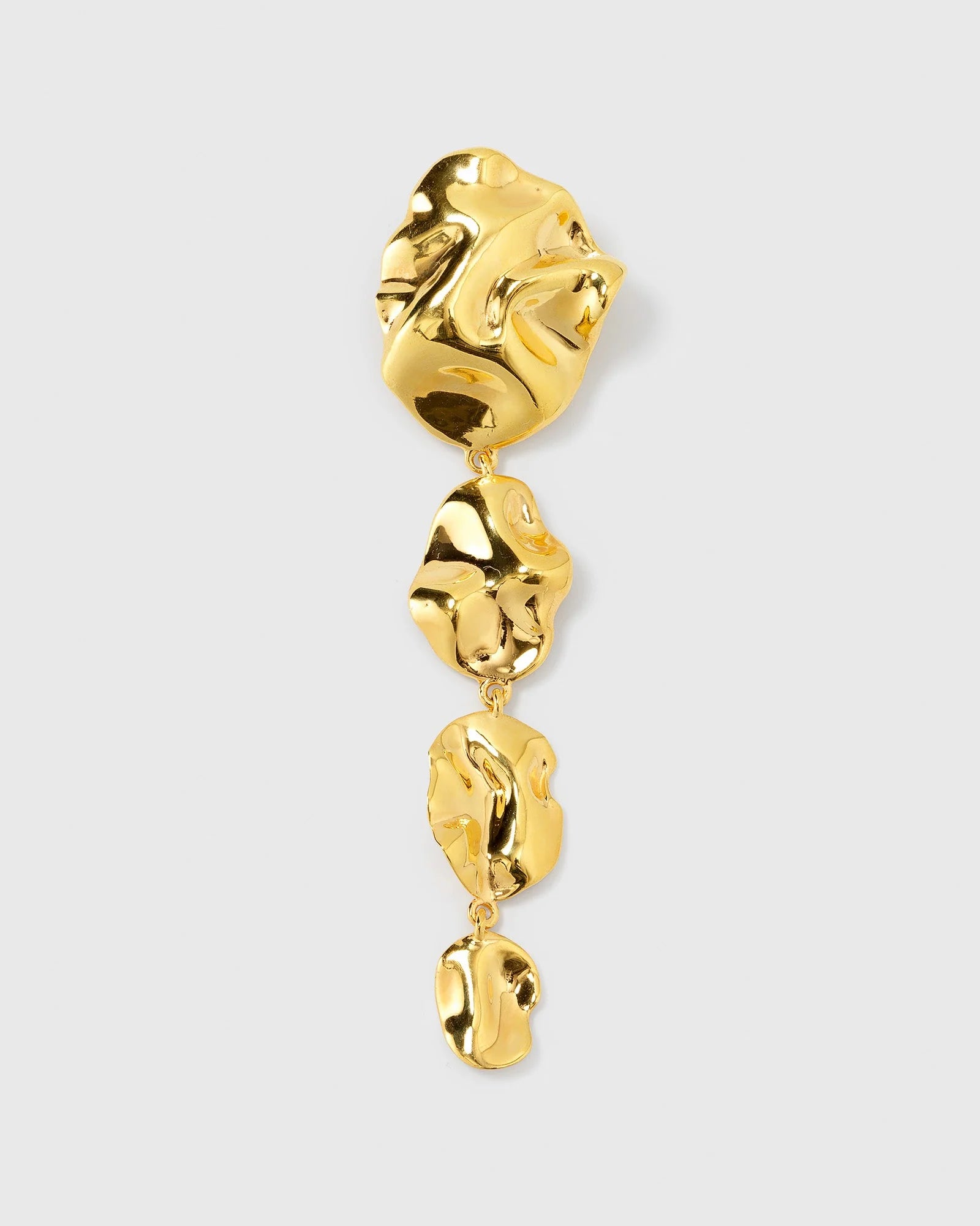 Moulded Long Single Earring