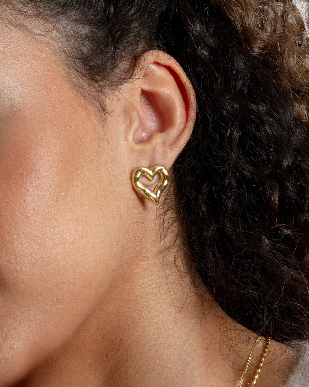 Puff Heart Earrings
