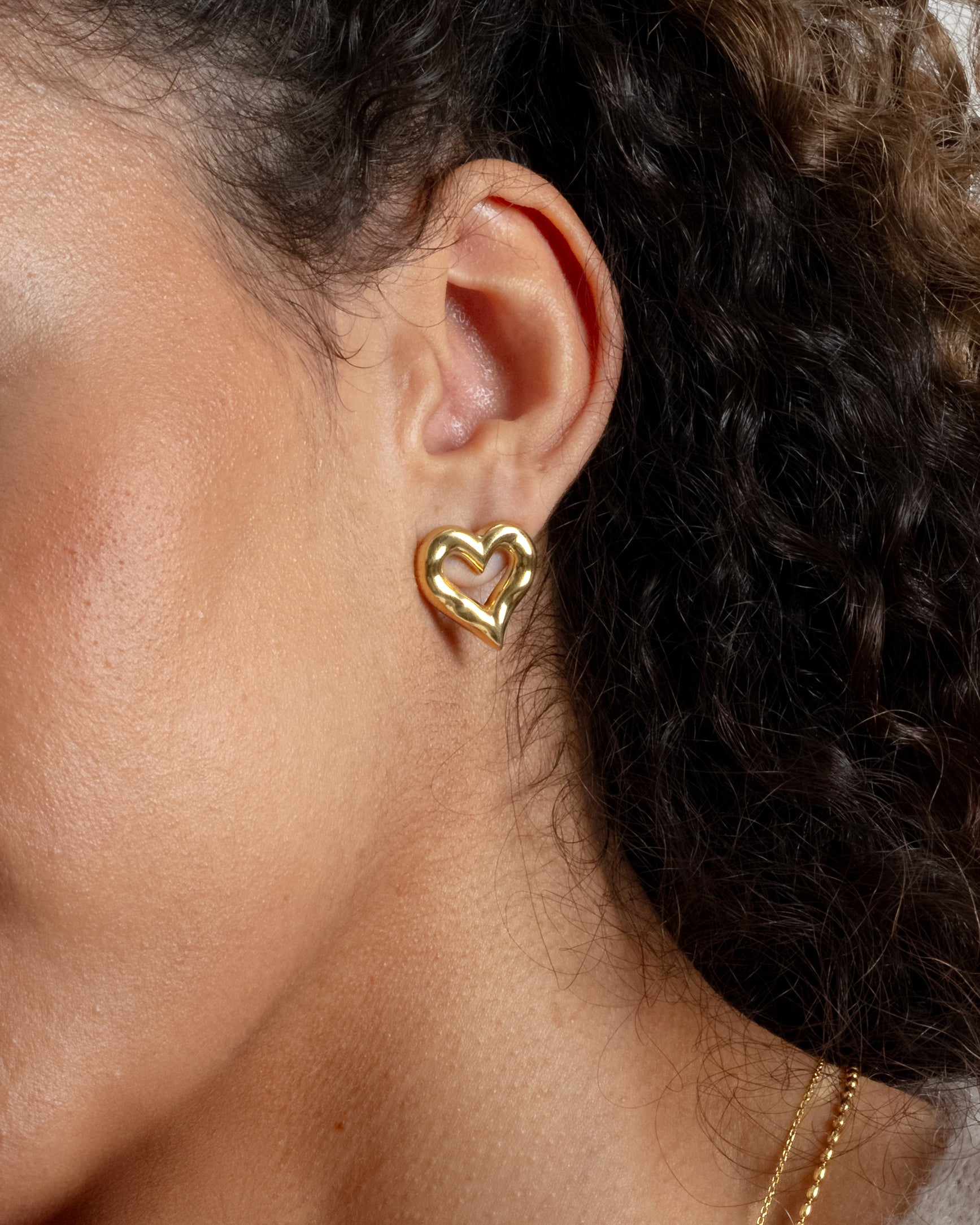 Puff Heart Earrings