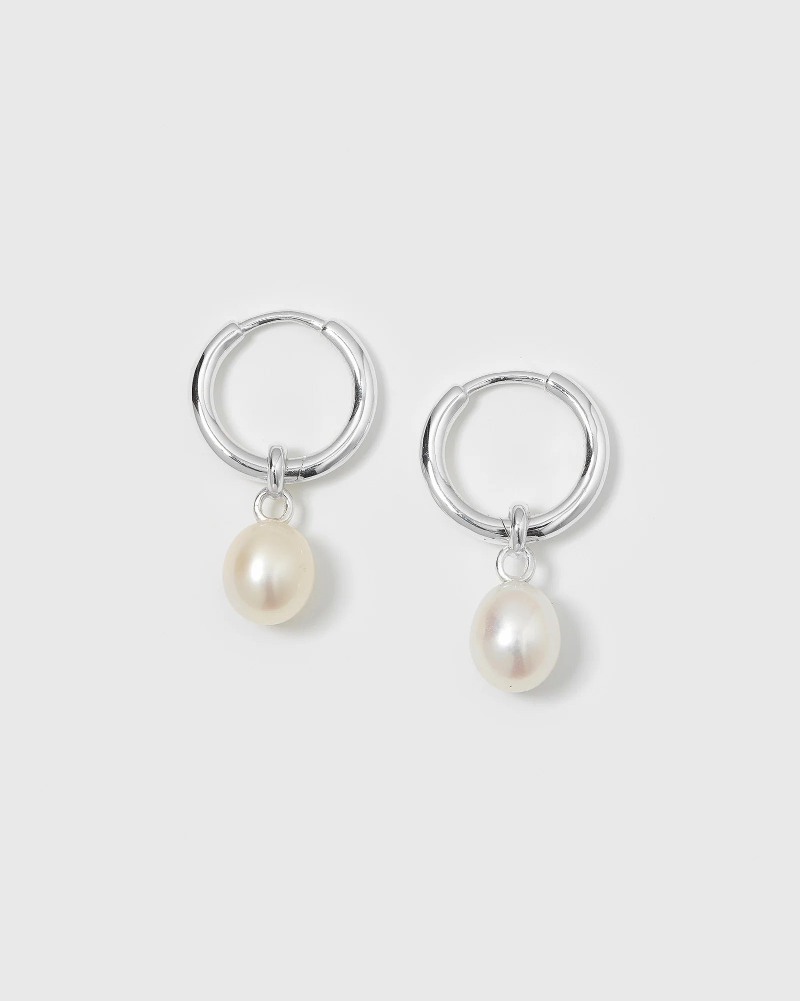 Treasure Pearl Hoops