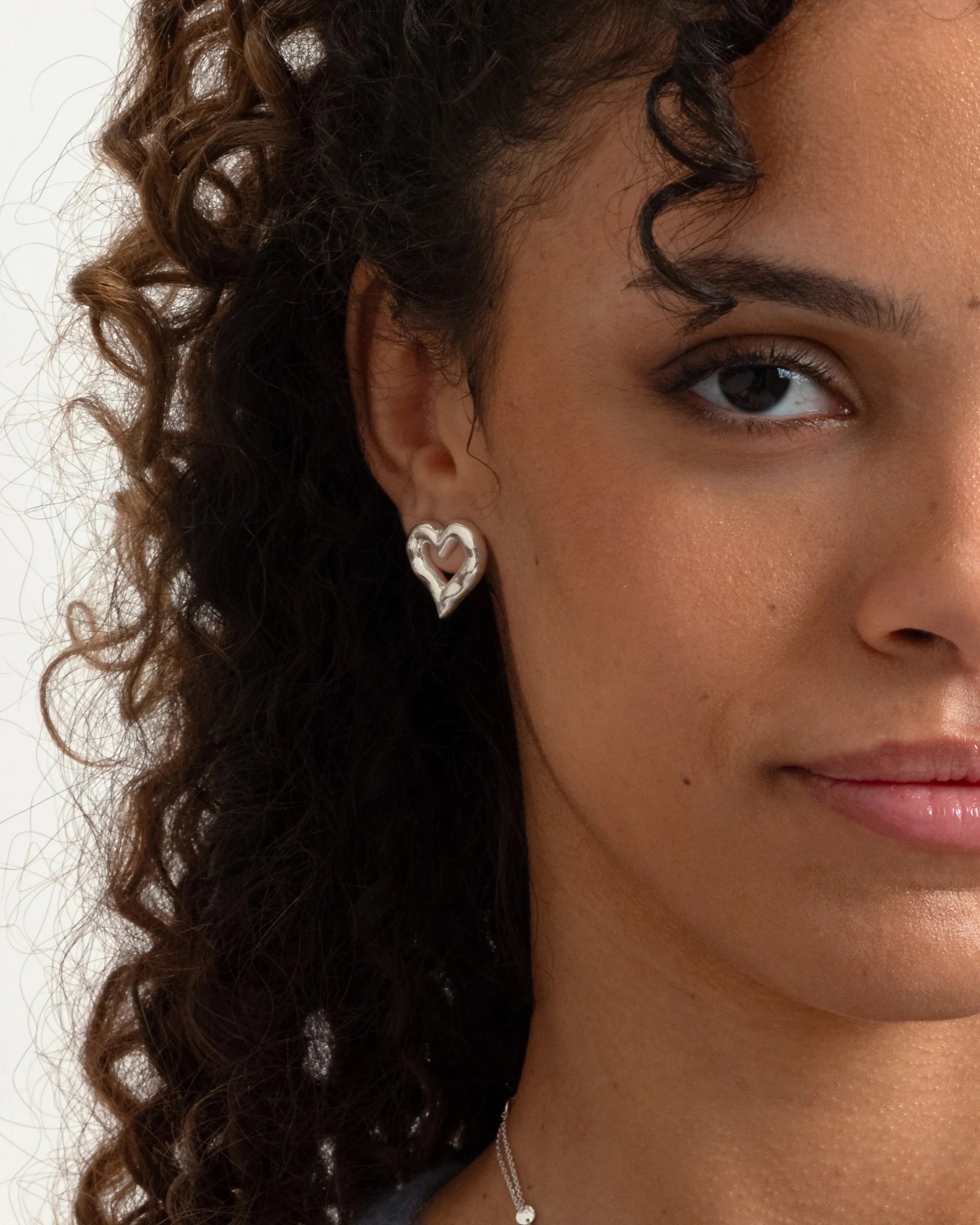 Puff Heart Earrings