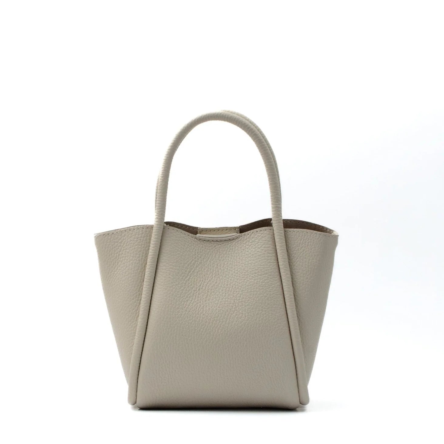 Väska I Läder "Florence" Beige Latte