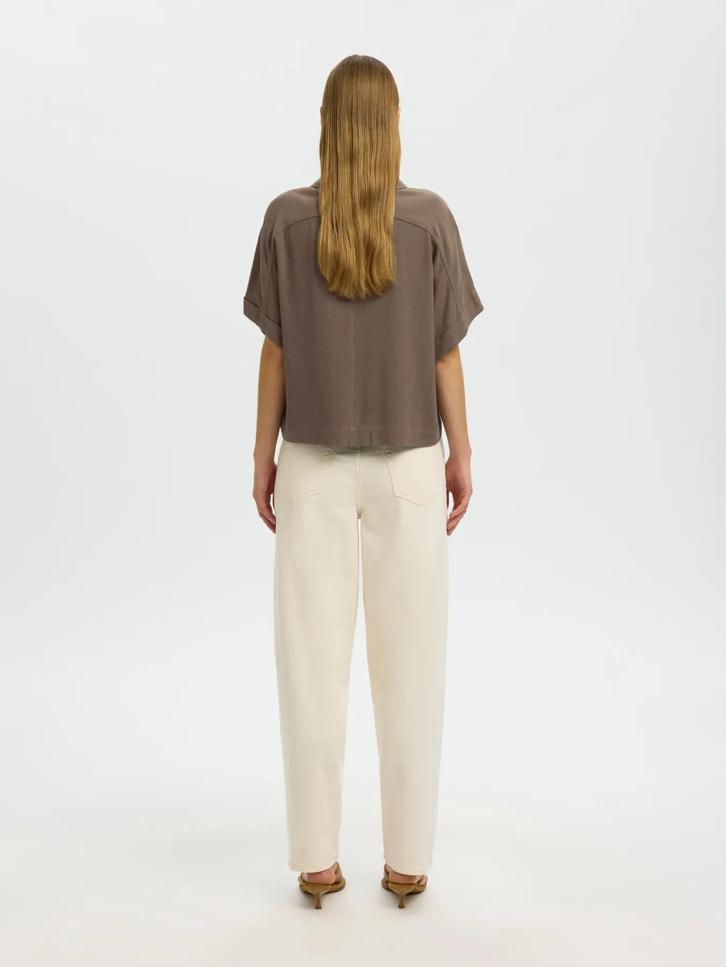 Slwviva Ss Cropped Sun Shirt Noos