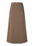 SLWMARY HW ANKLE SLIT SKIRT