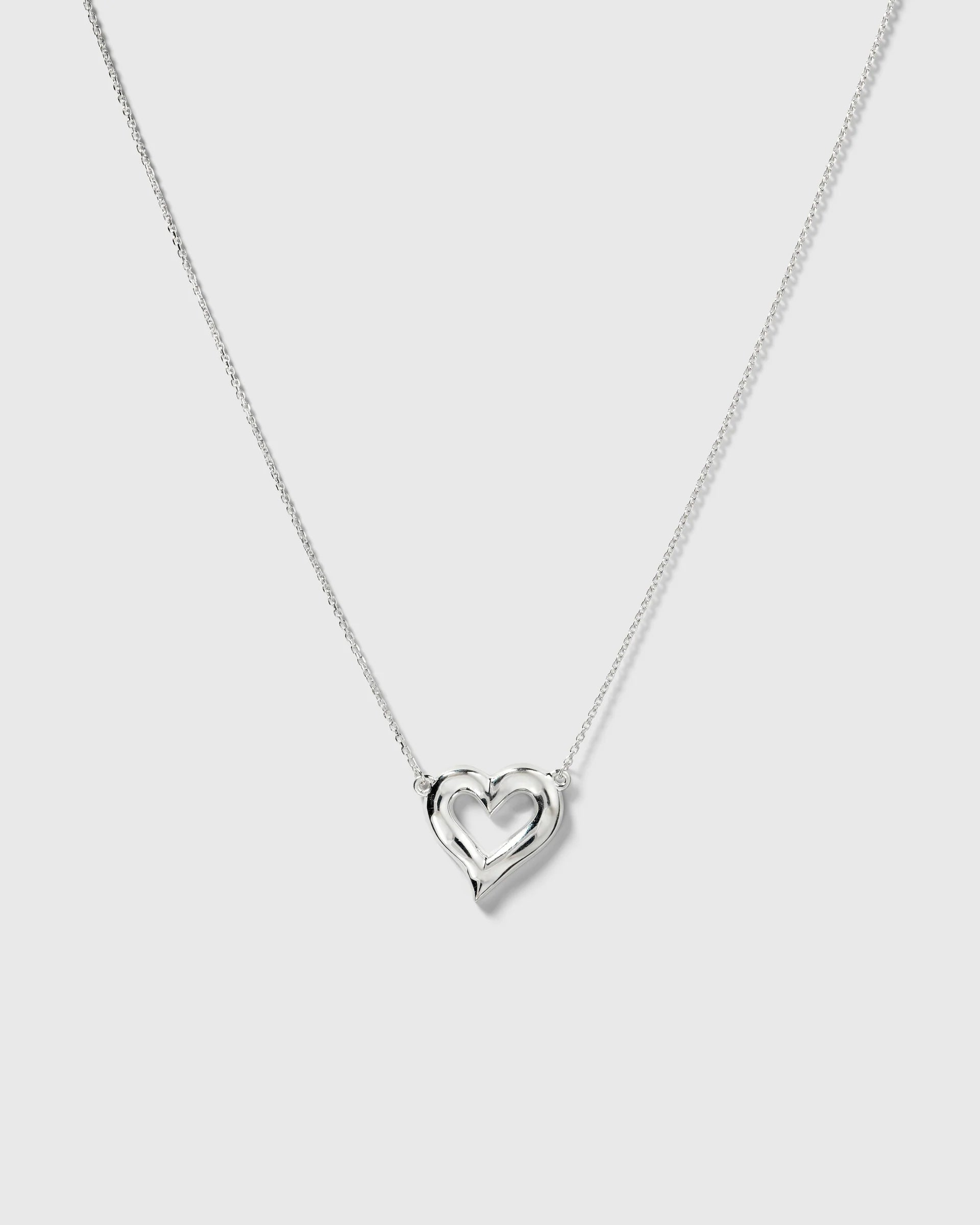 Puff Heart Necklace