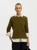 SLWLULU NEW LS KNIT O-NECK