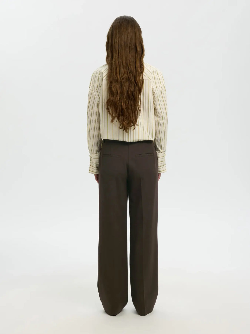 SLWRITA MW WIDE PANT MEL