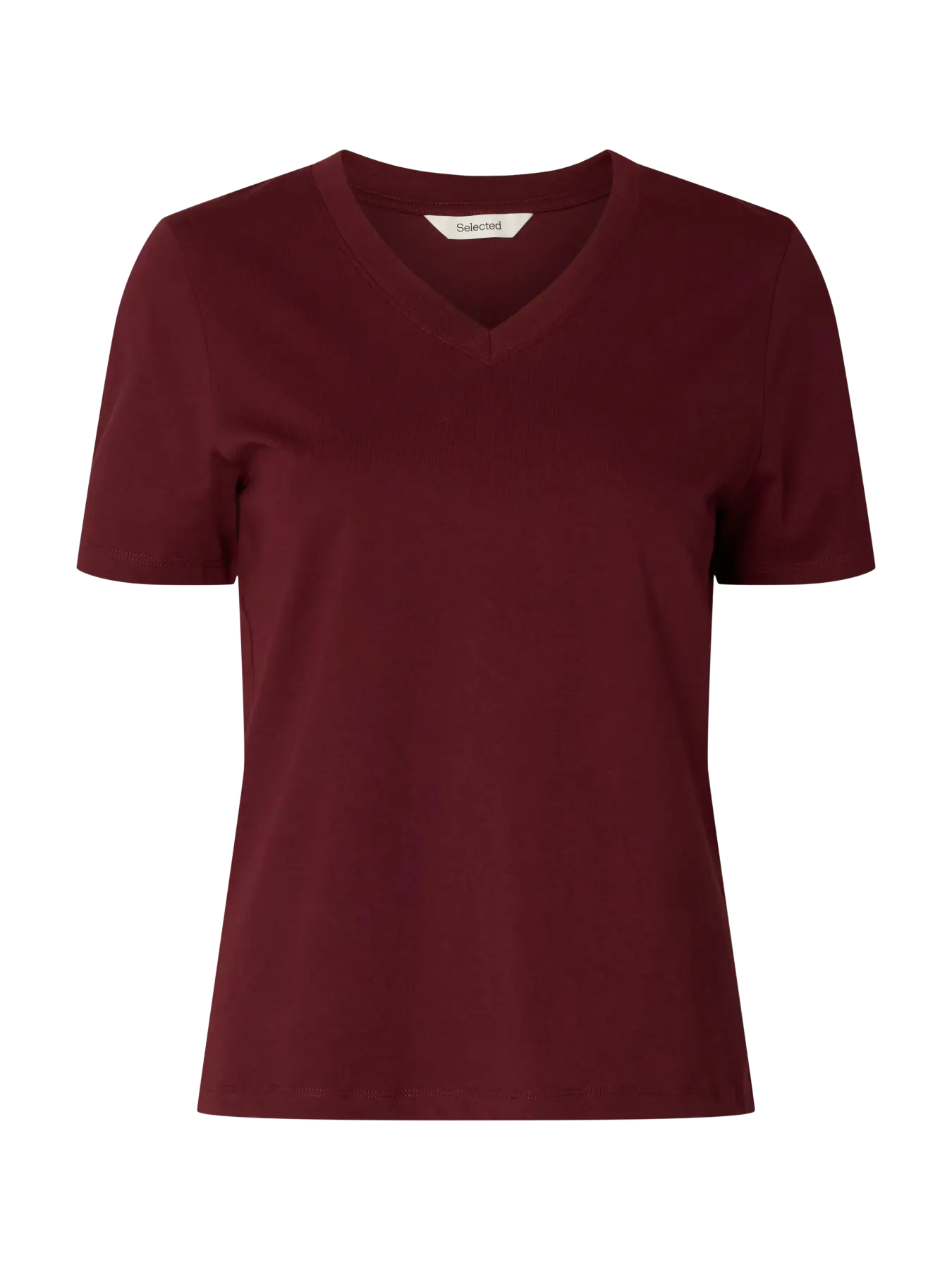 SLWESSENTIAL SS V-NECK TEE