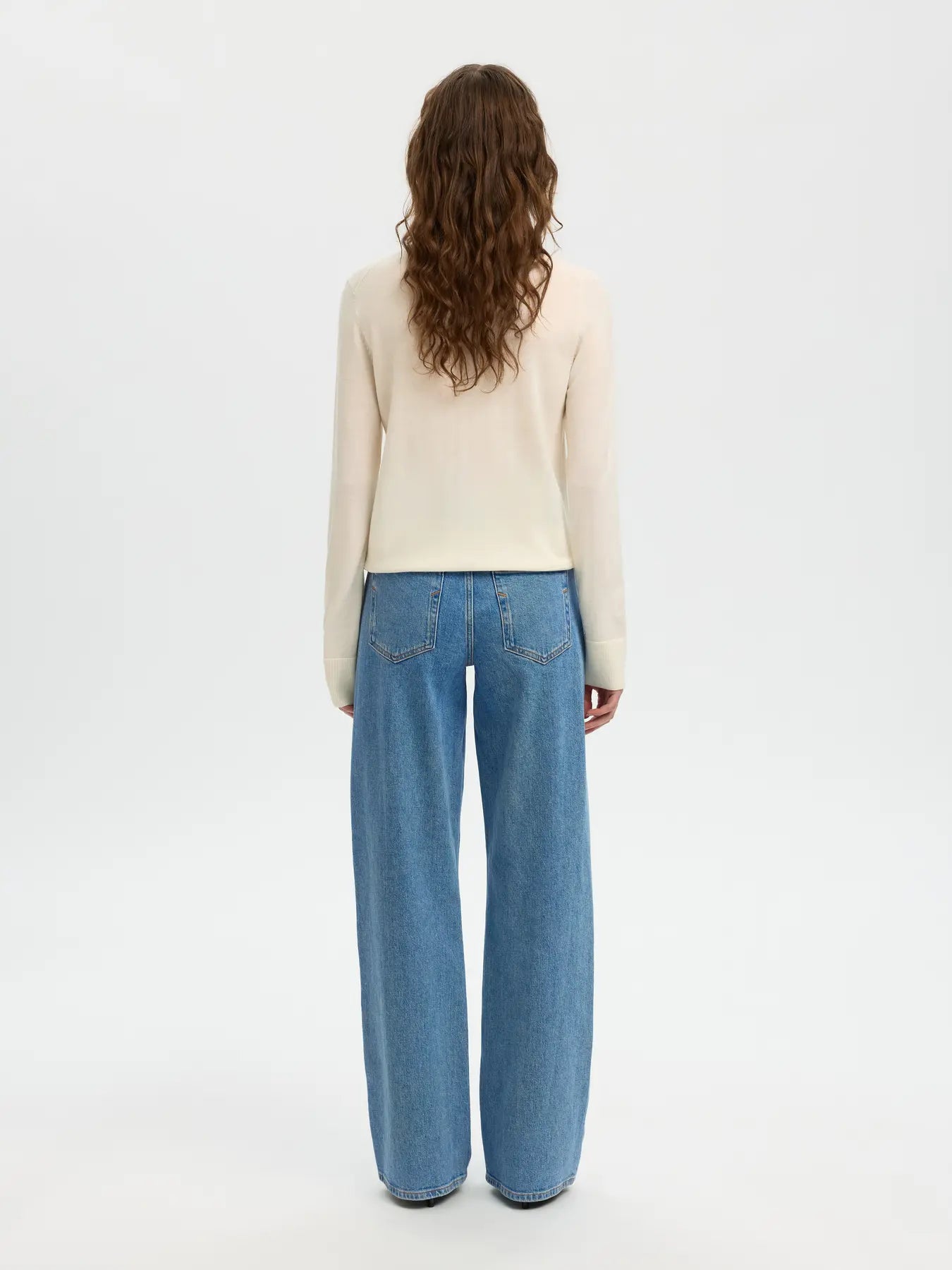SLWWIDE BEA-KORI LIGHT BL HW JEANS