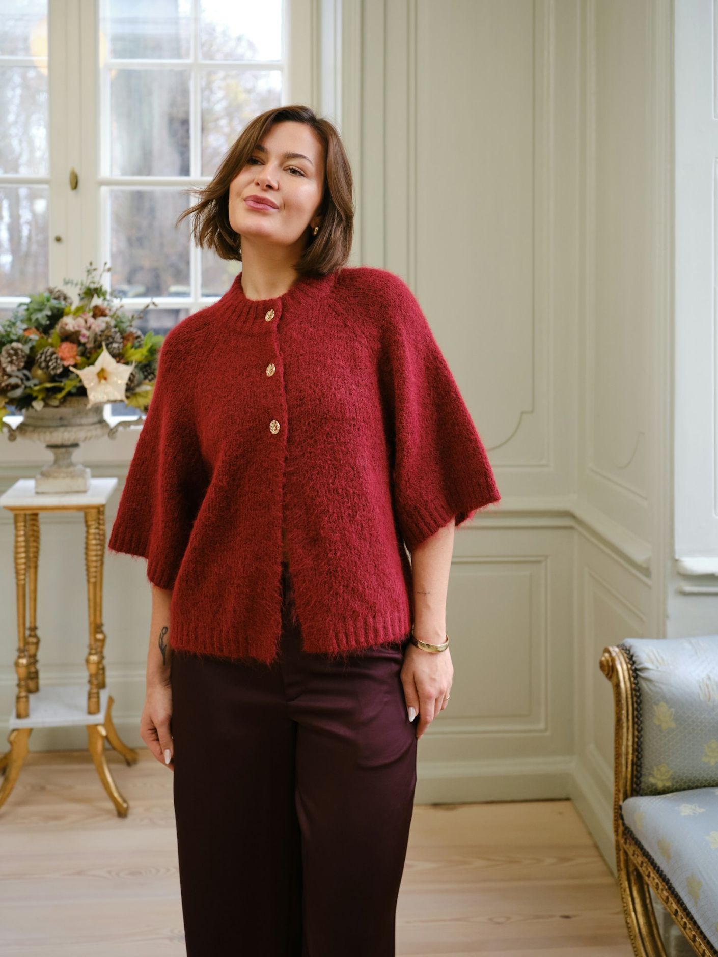Benuta Fluffy Knit Cardigan
