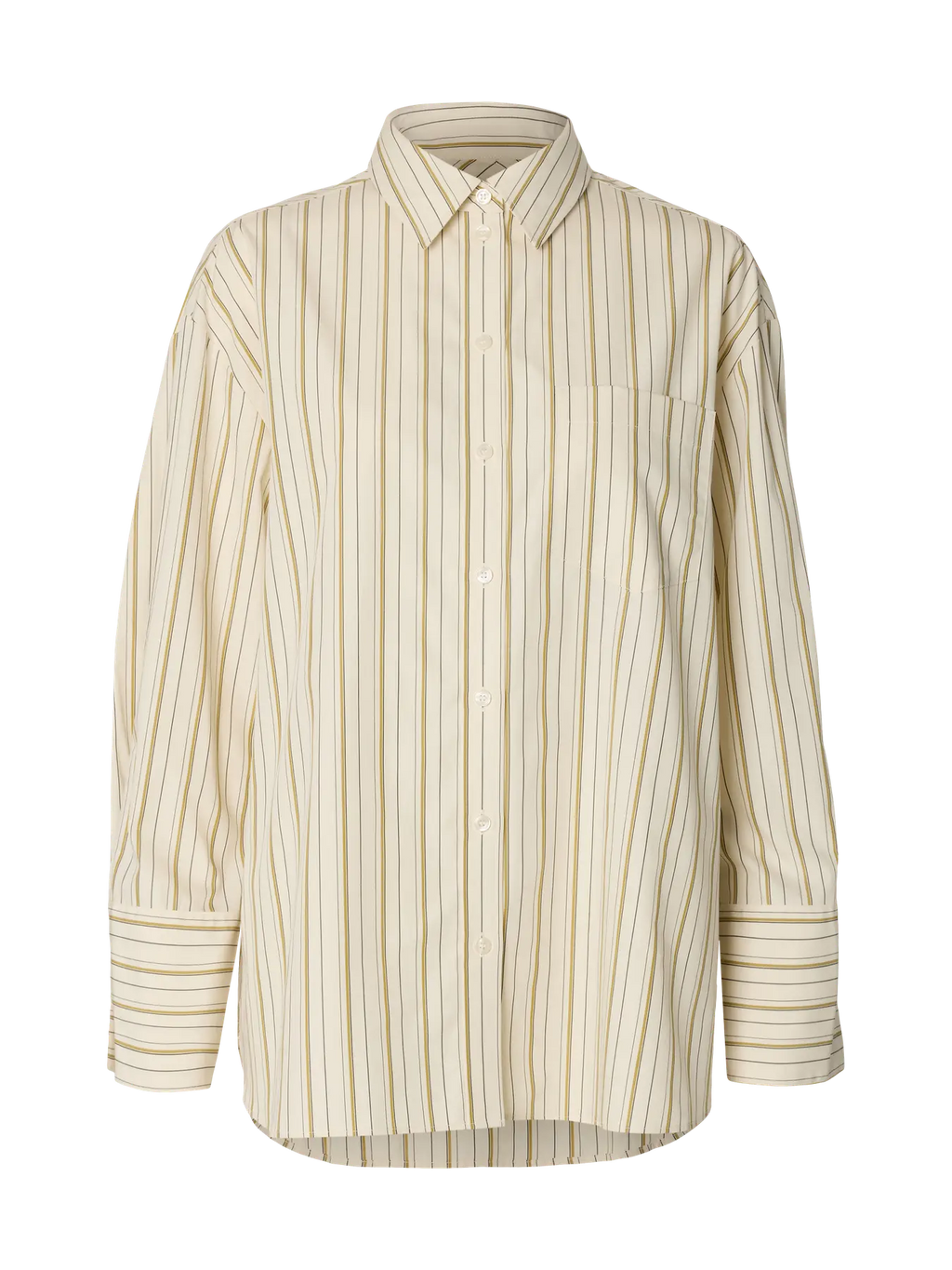 SLWDANNIE LS STRIPE OVERSIZE SHIRT