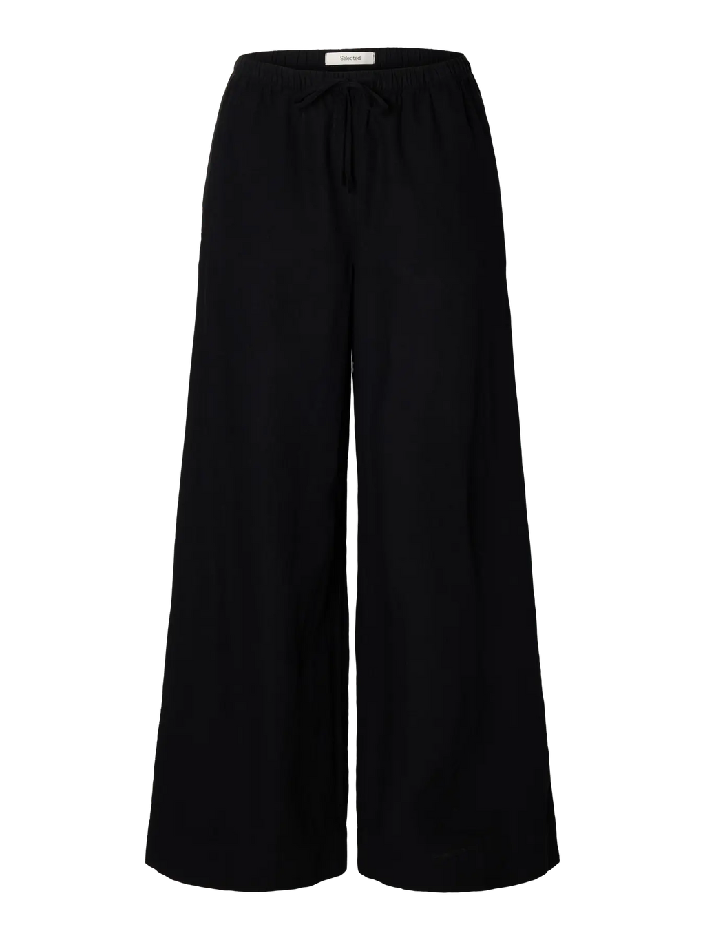 SLWLUISA MW WIDE LINEN BLEND PANT