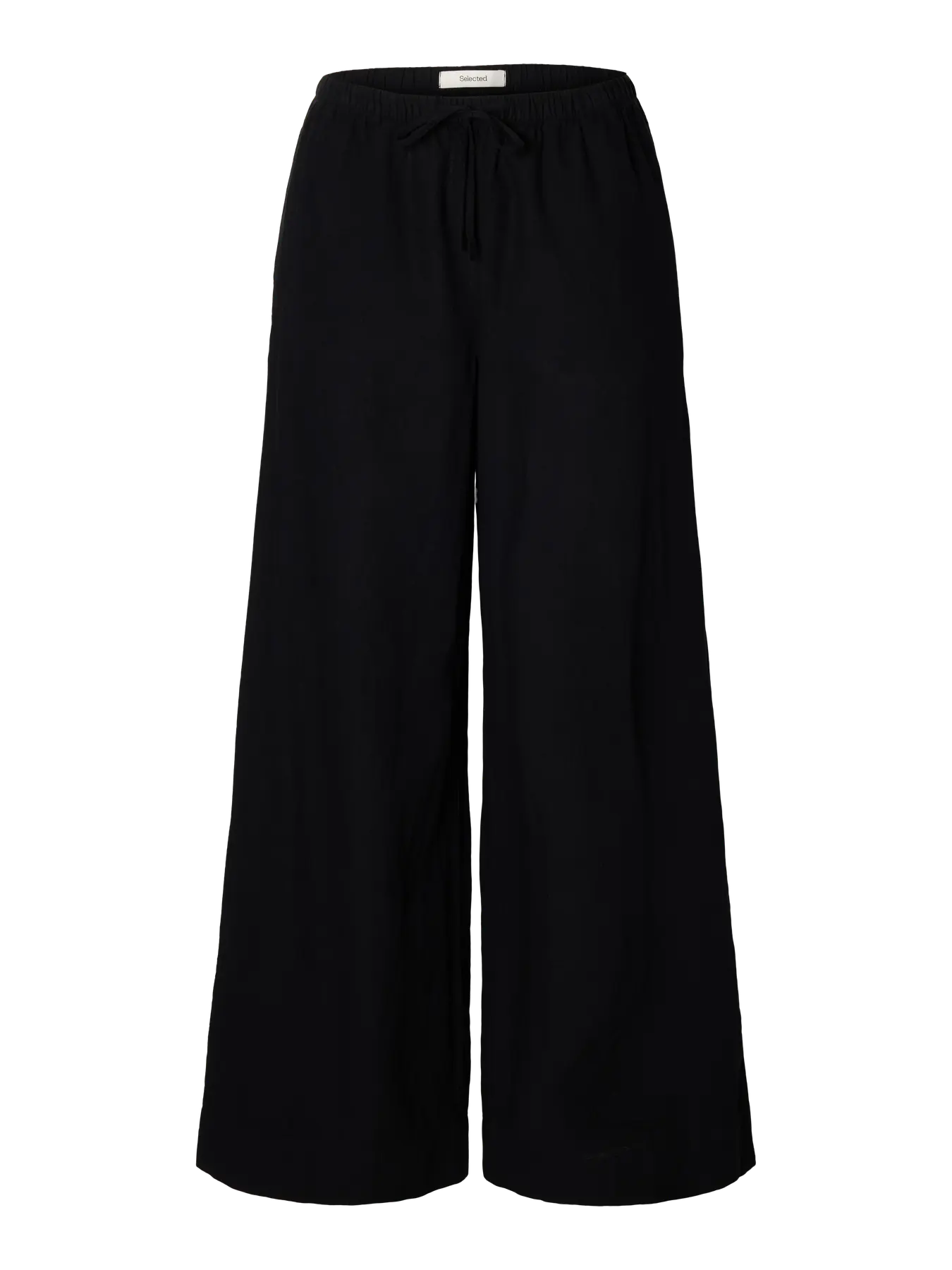 SLWLUISA MW WIDE LINEN BLEND PANT