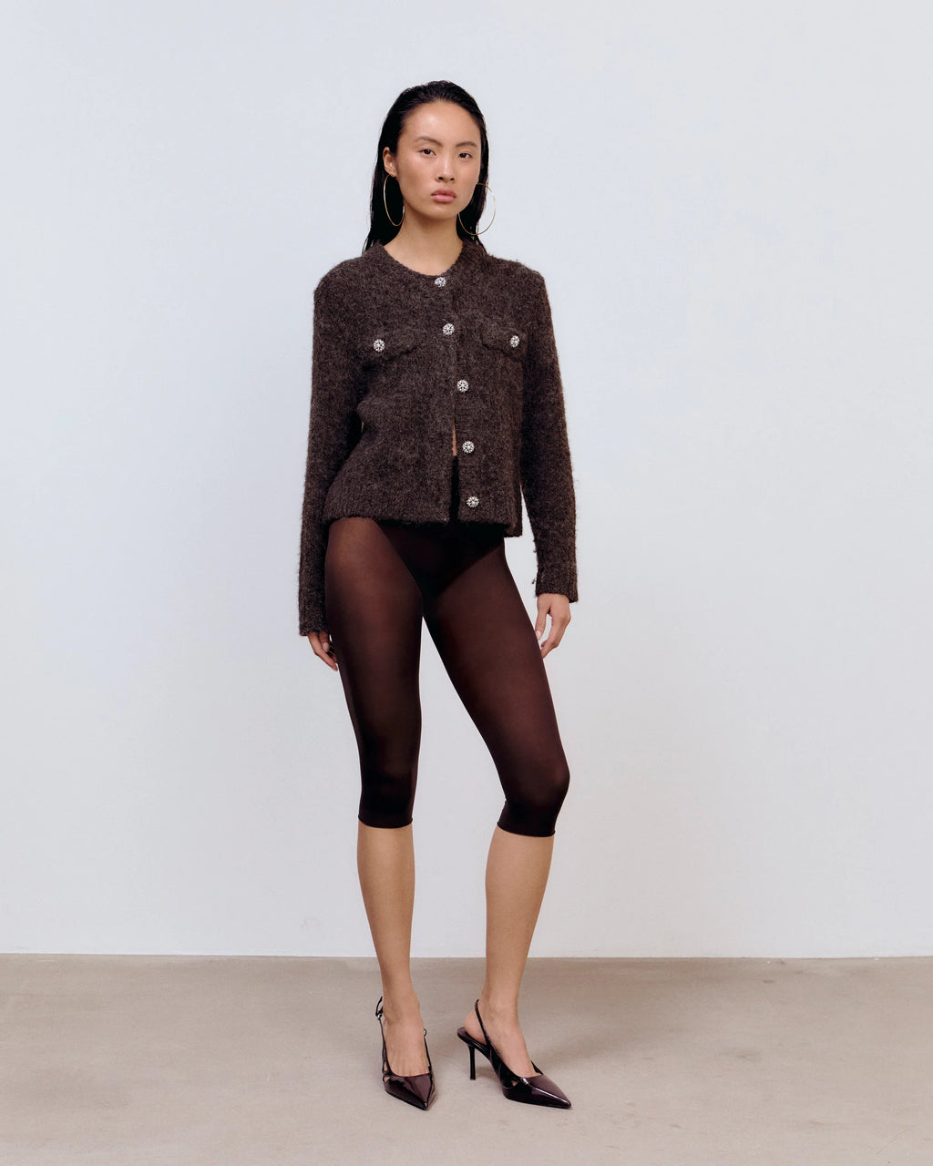 Jarden Cardigan Dark Brown