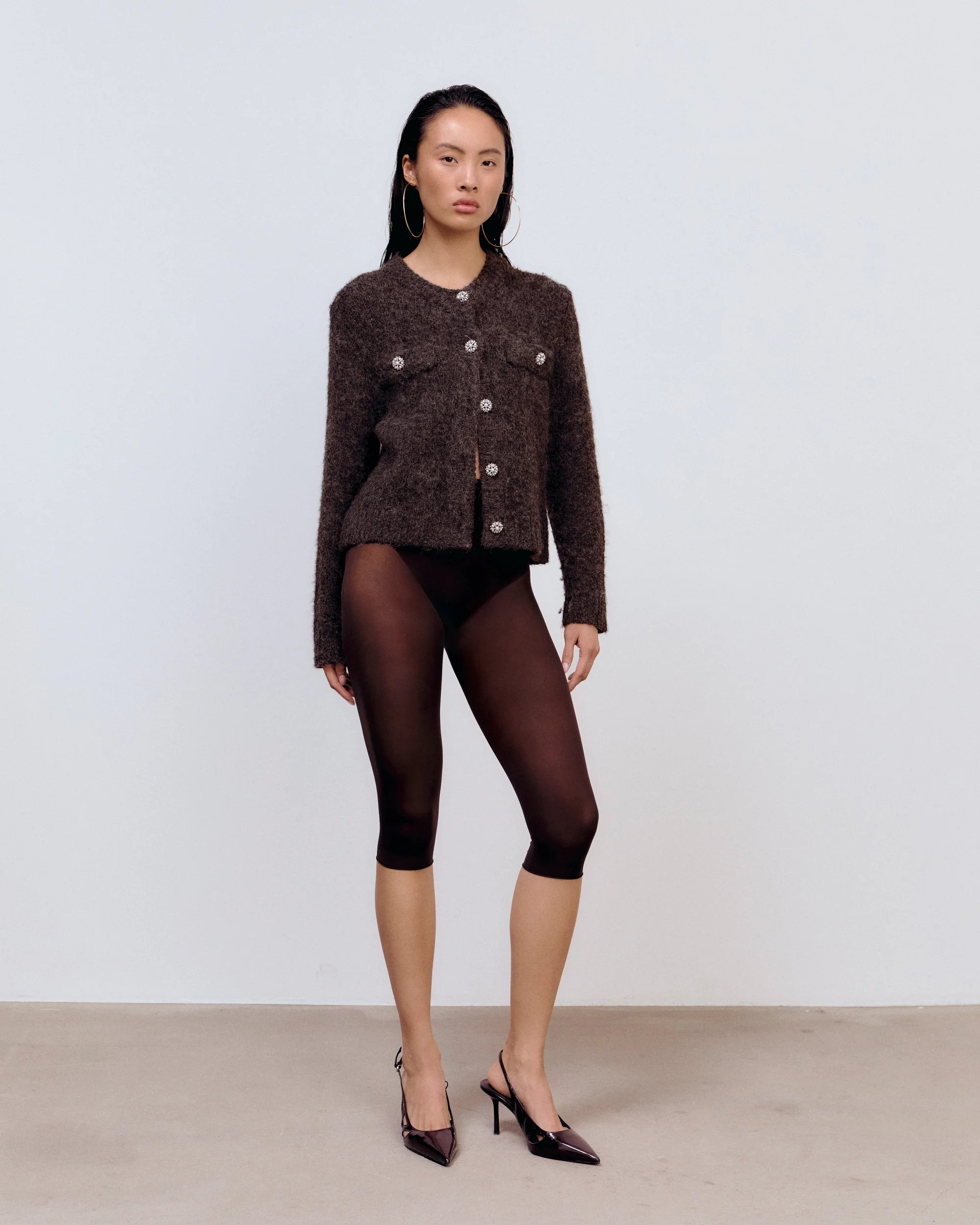 Jarden Cardigan Dark Brown
