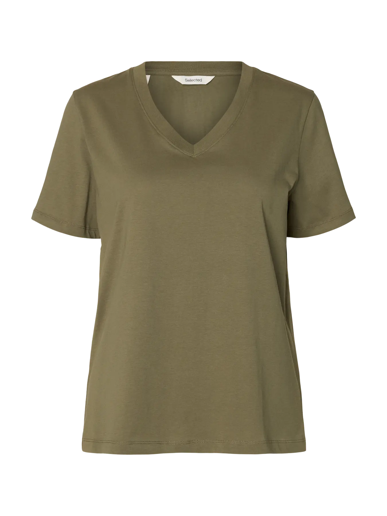 SLWESSENTIAL SS V-NECK TEE