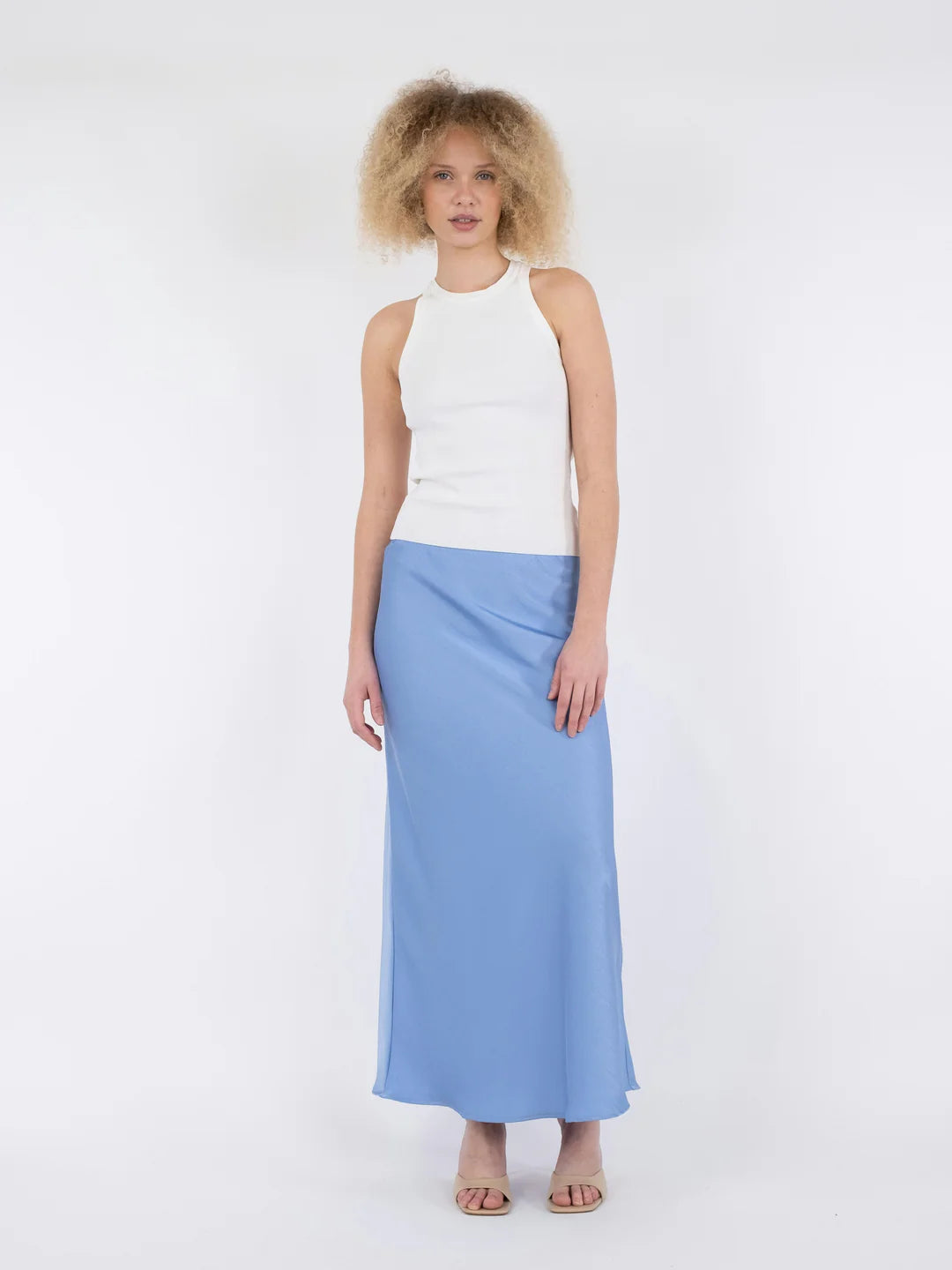 Vicky Heavy Sateen Skirt