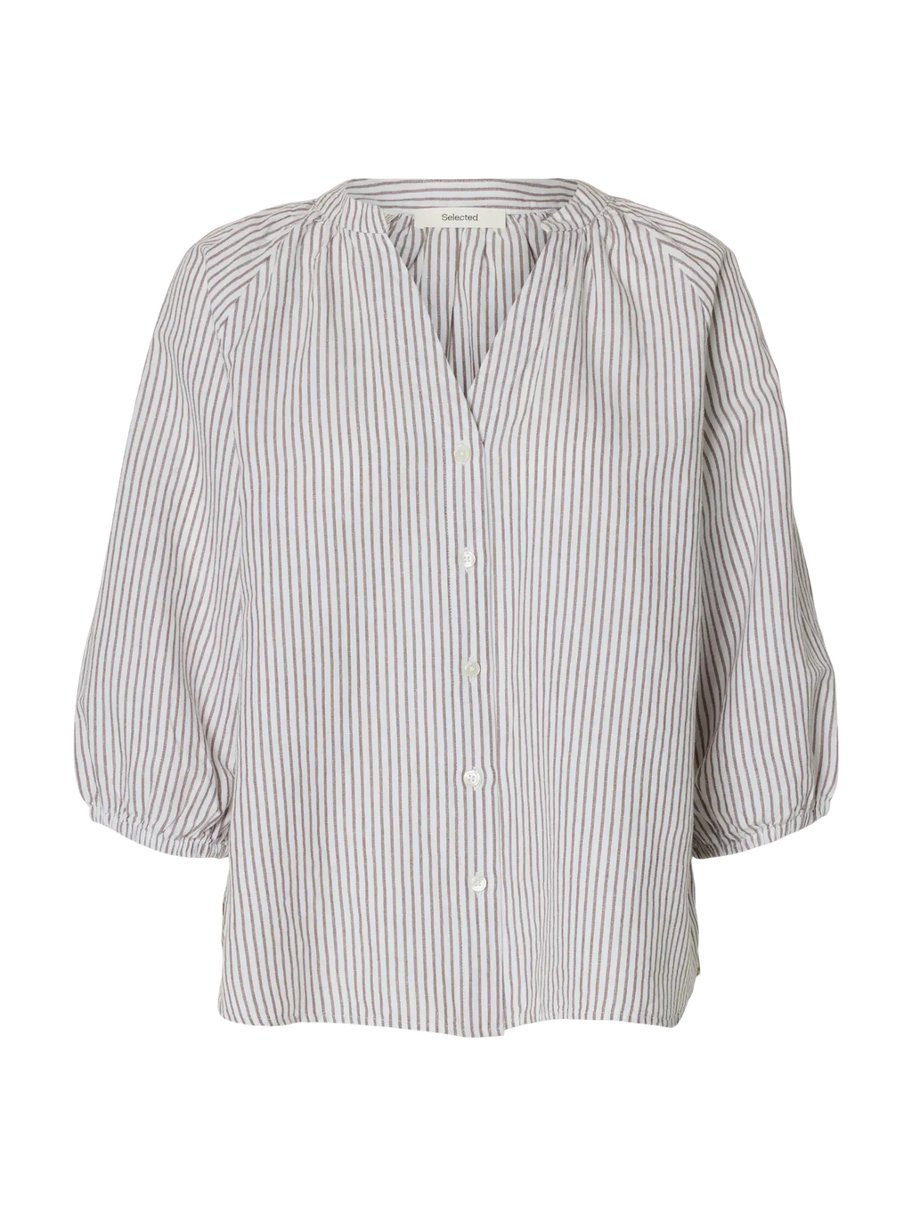 Slwcleo-Alberta Linen Blend Shirt Noos
