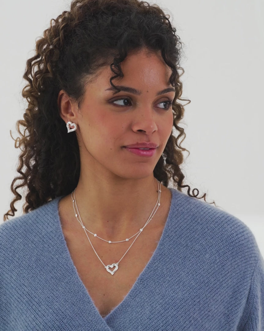 Puff Heart Necklace