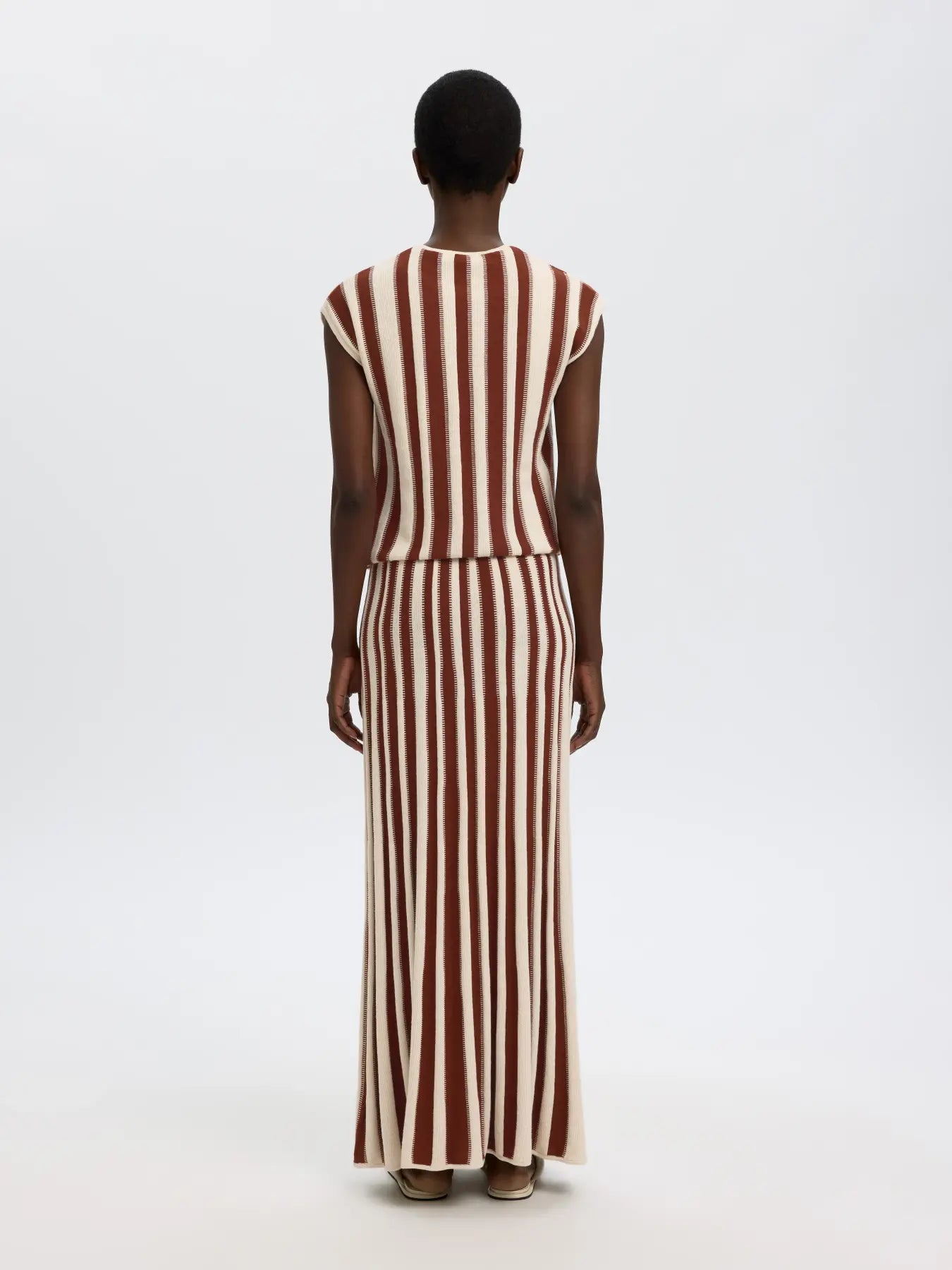 SLFLINA HW KNIT LONG SKIRT