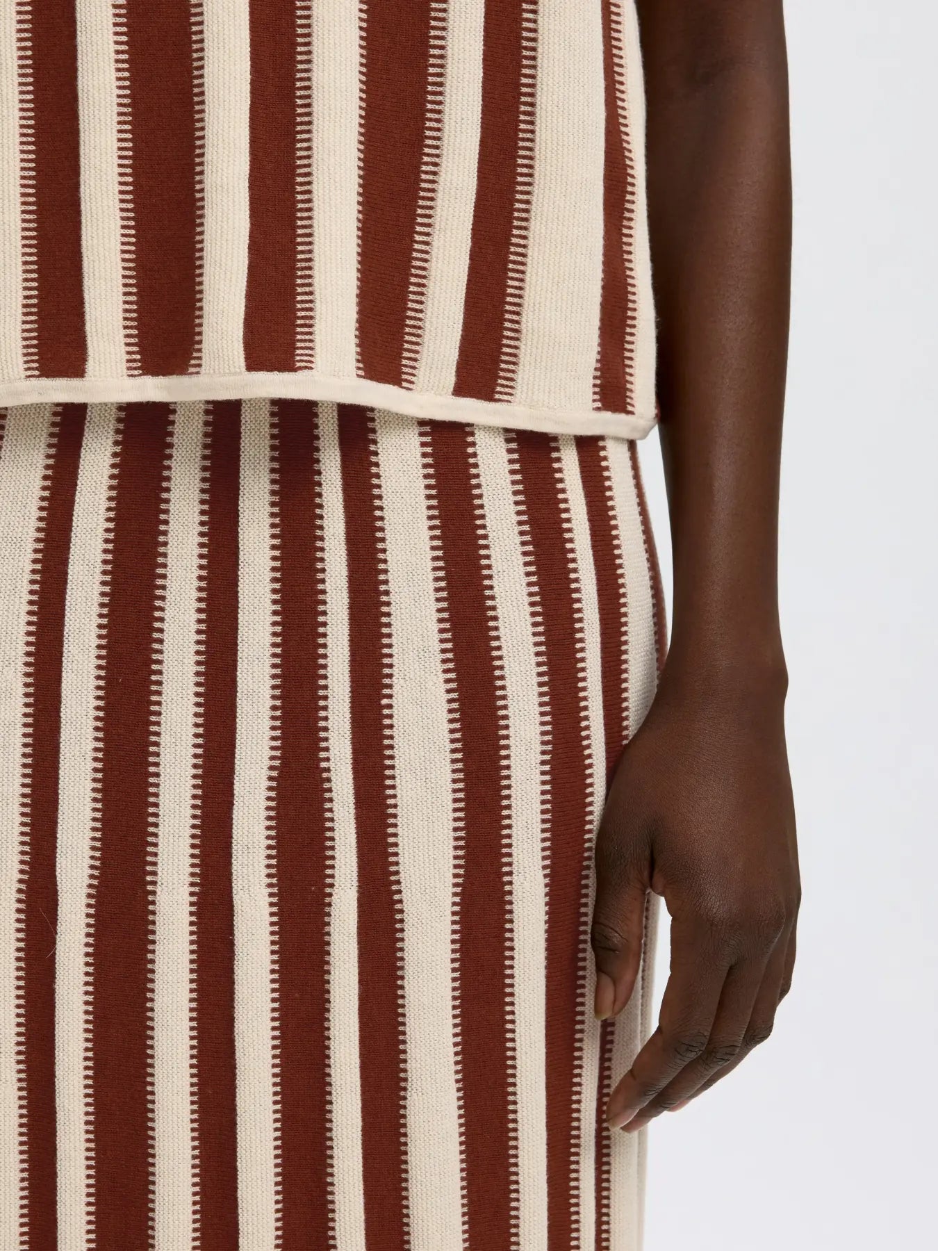 SLFLINA HW KNIT LONG SKIRT